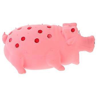 Latex-Schweine-Spielzeug für Hunde, quietschendes Cartoon-Spielzeug, gefüllt mit Baumwolle