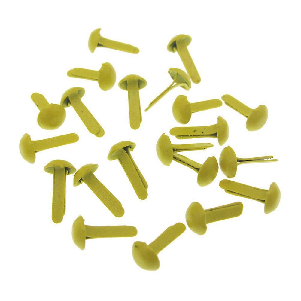 Scrapbooking Brads Mini Round Brad for Craft Making 100Pcs Assorted