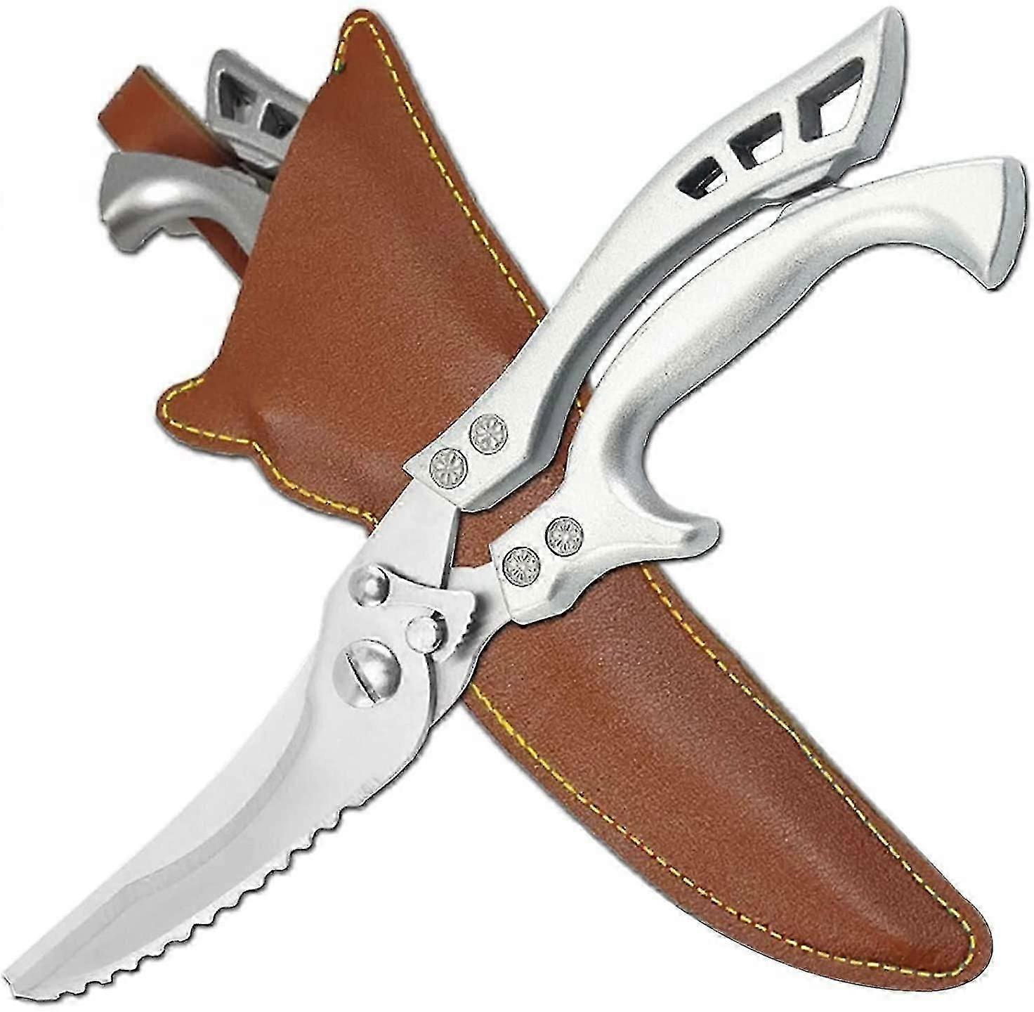 Sharp kitchen scissors, multi-functional professional chicken bone shears, dishwasher-safe poultry shears, for barbecue fish, vegetables