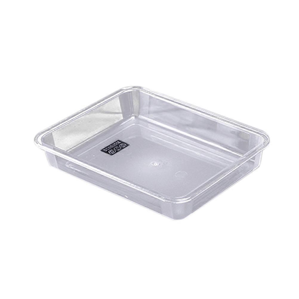 Rectangular Acrylic Tray Transparent Serving Tray for Daily Use 3Pcs