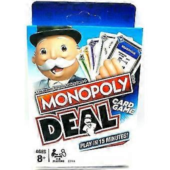 Monopoly Deal Quick Card Game For Families, Kids Ages 8 And Up And 2-5 Players