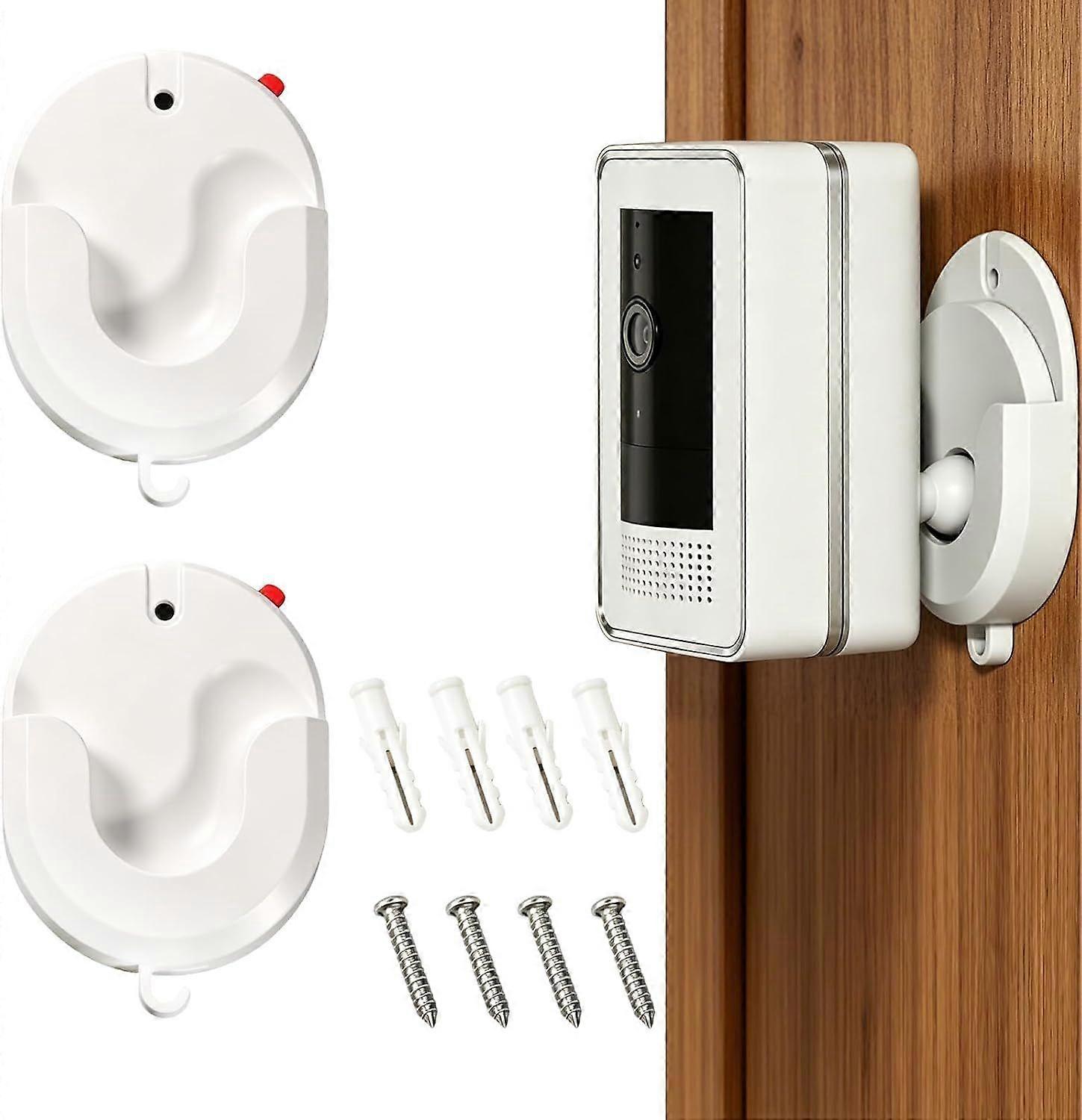 2Pcs Camera Wall Mount for Ring Camera Adhesive Wall Mount