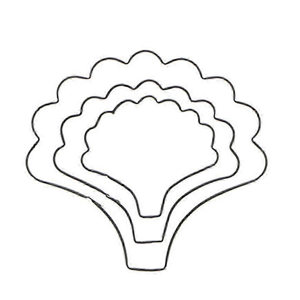 3-Piece Carnation Cookie Cutter Set