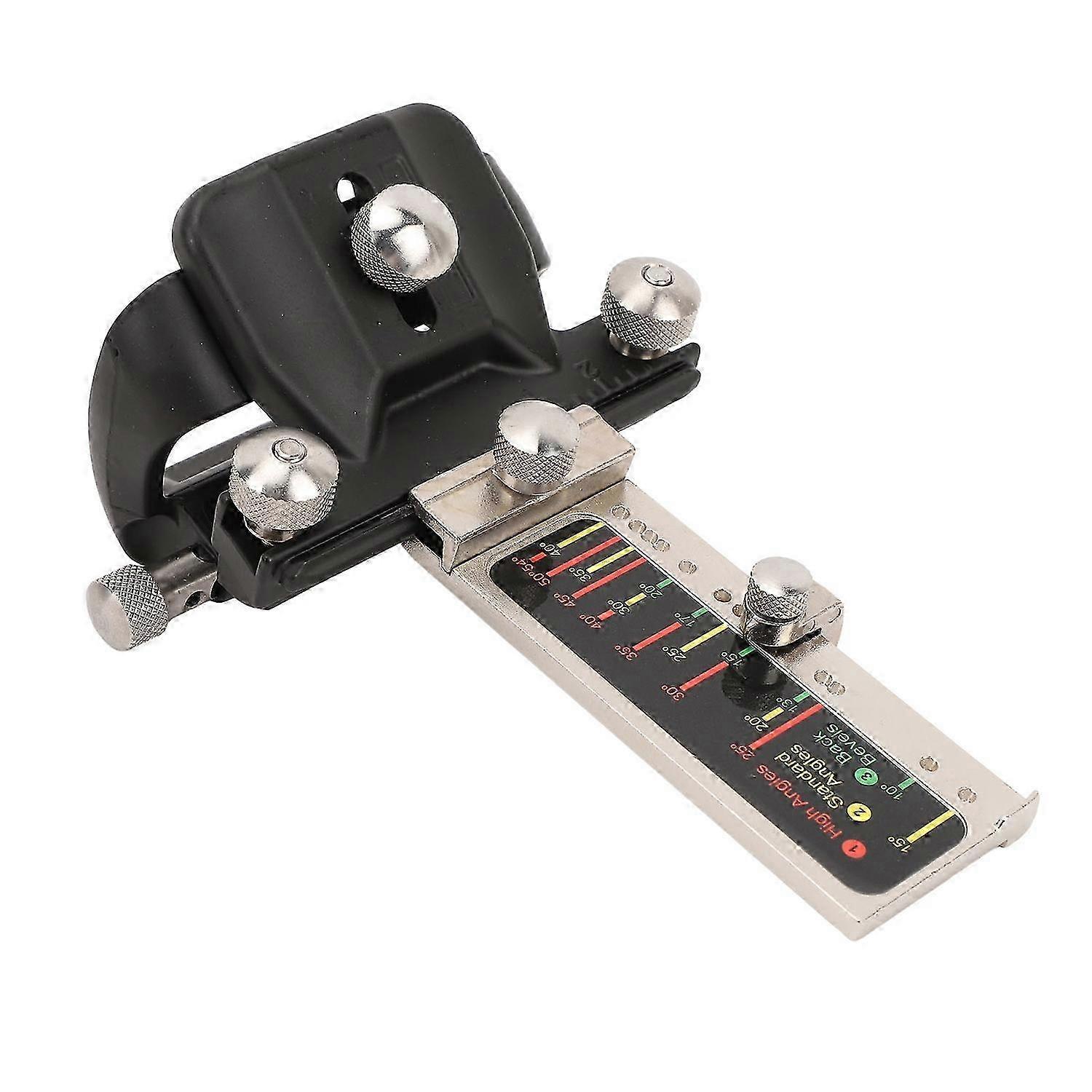 Honing Guide System Aluminum Alloy Manual Angle Adjustable Woodworking Chisel Sharpening Kit