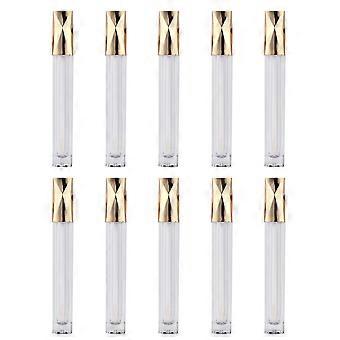 Empty Lip Gloss Bottles Tubes for Liquid Holding 20Pcs Golden Color