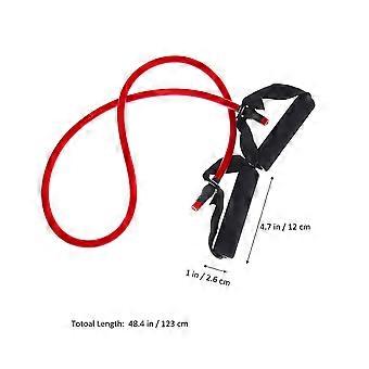 Yoga Elastic Fitness Rope for Resistance Band 1Pcs with Handle Assorted Color