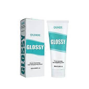 2pcs Protein Hair Straightening Cream, Hair Softener for Dry, Damaged Hair, Easy Home Hair care products