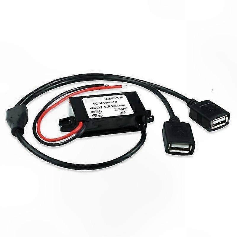 5V 3A USB Car Voltage Regulator Module for DC Power Conversion 12V Input Motorcycle-Compatible