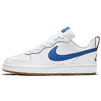 Nike Court Borough Low 2 'White Blue Red' GS BQ5448-109