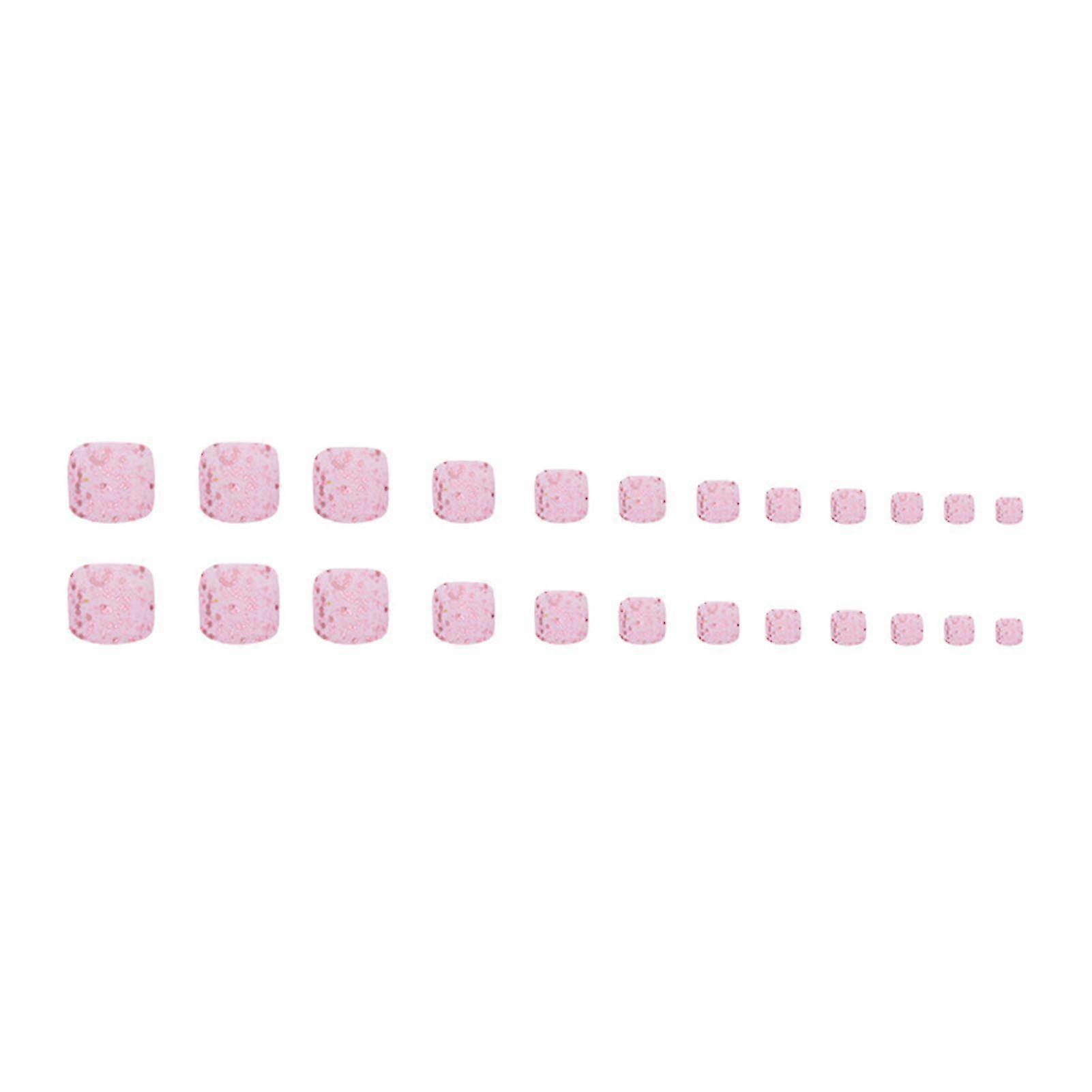 Smooth Edge Matte Toenails Resin Based