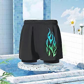 Mens Board Shorts Swim Trunks With Inner Liner Quick Dry Beachwear Swimming Surfing Water Sports