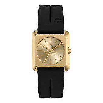 Adidas Unisex Uhr RETRO POP FOUR Silikon schwarz AOSY26503