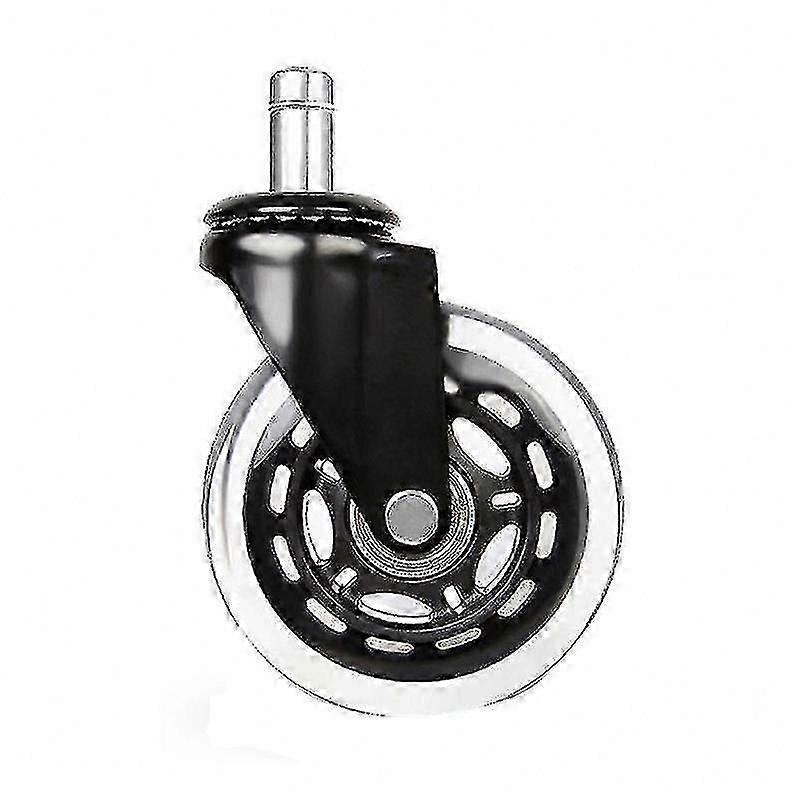 Replacement Rubber Casters for Smooth Flooring Surfaces