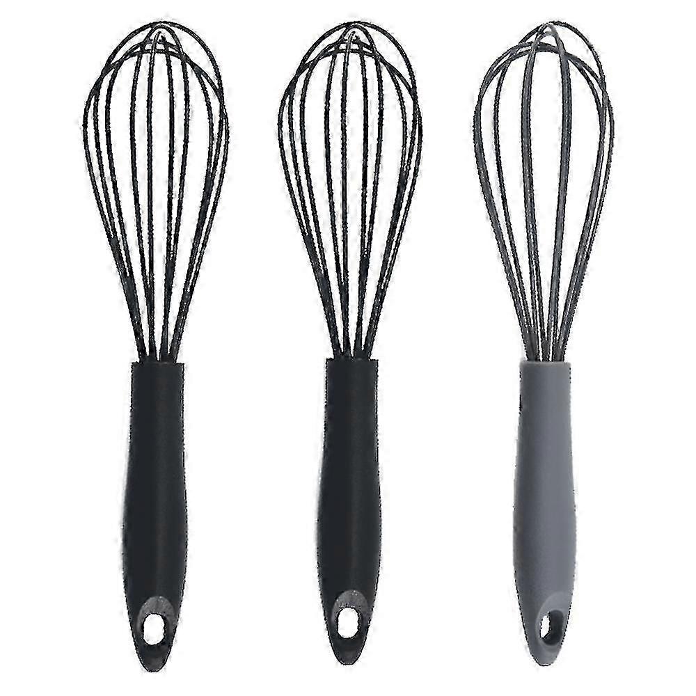Balloon Whisk Set With Silicone Wire Coating