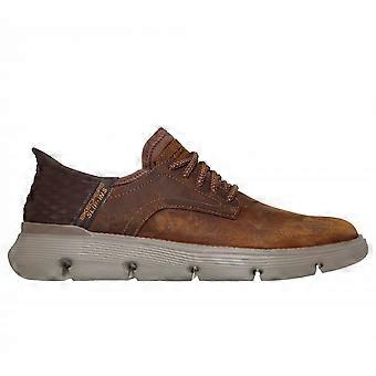 Men's Skechers Slip-ins: Garza - Gervin | 205046W CDB | Wide Width | Brown