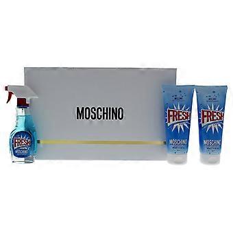 Moschino Moschino Fresh Couture By Moschino For Women - 3 Pc Gift Set 1.7oz Edt Spray, 3.4oz Body Lotion, 3.4oz Bath And Shower Gel