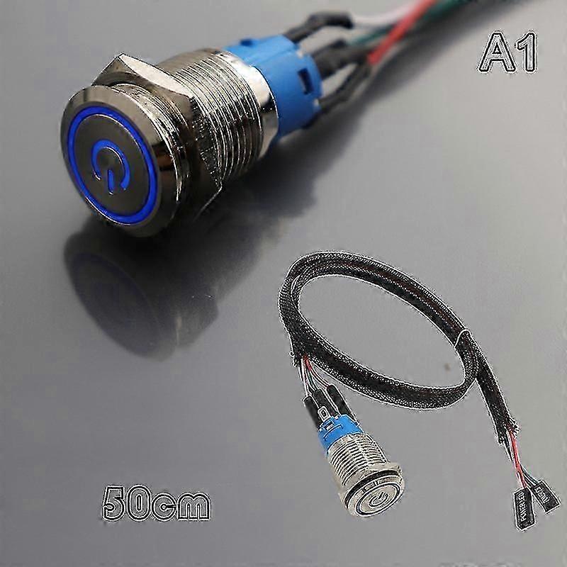 Reliable PC Host Power and Start Control - Button Switch With Cable for Computer Reset
