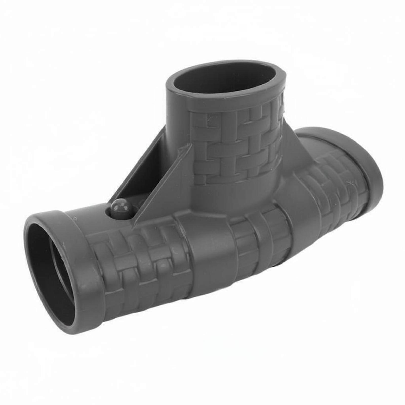 Plastic Pool Frame Connector Cylindrical Sockets T-Shaped Pool Connector
