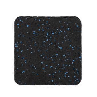 4Pcs Treadmill Mats High Density Noise Reduction Floor Protective Prevent Vibration Rubber Thicken Universal for Equipment Washing Machine Pads