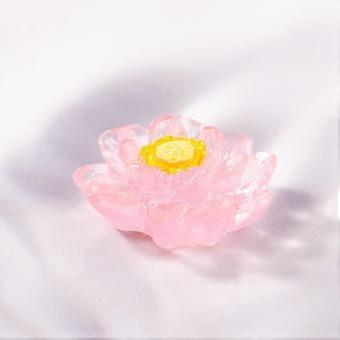 Luminous Lotus Moss Microlandscape Resin Small Ornaments Landscaping Simulation Lotus Decorative Accessories