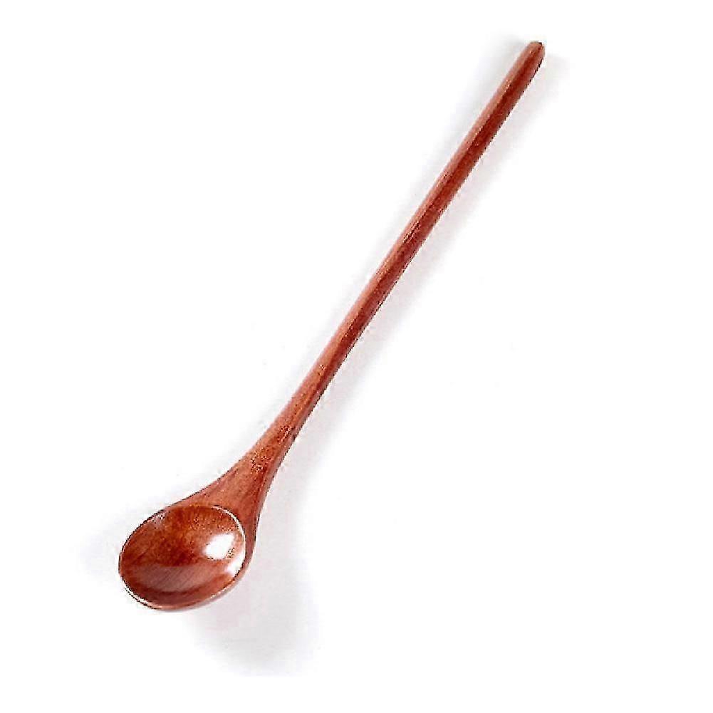 Solid Wood Long Handle Honey Spoon