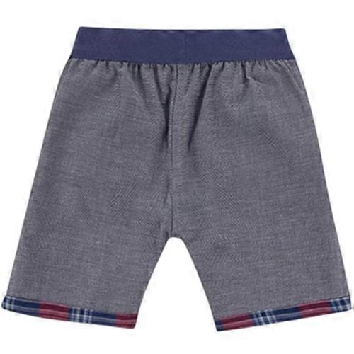 Lilly & Sid Childrens/Kids Plaid Reversible Shorts