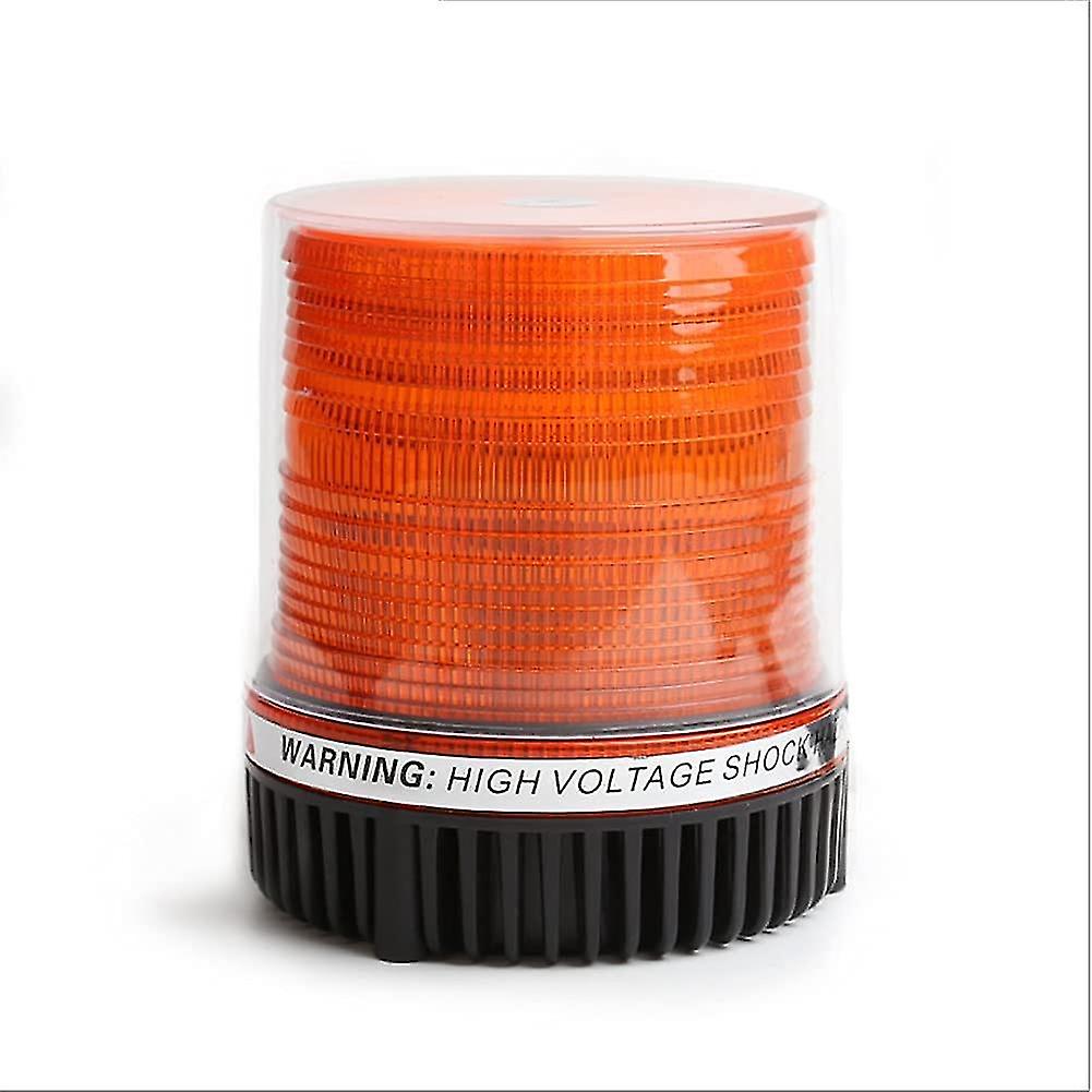Car Roof Light 12/24v Waterproof Strobe Warning Light, Emergency Magnetic Flashing Recovery Amber