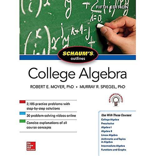 Bosquejo de Álgebra Universitaria de Schaum, Quinta Edición