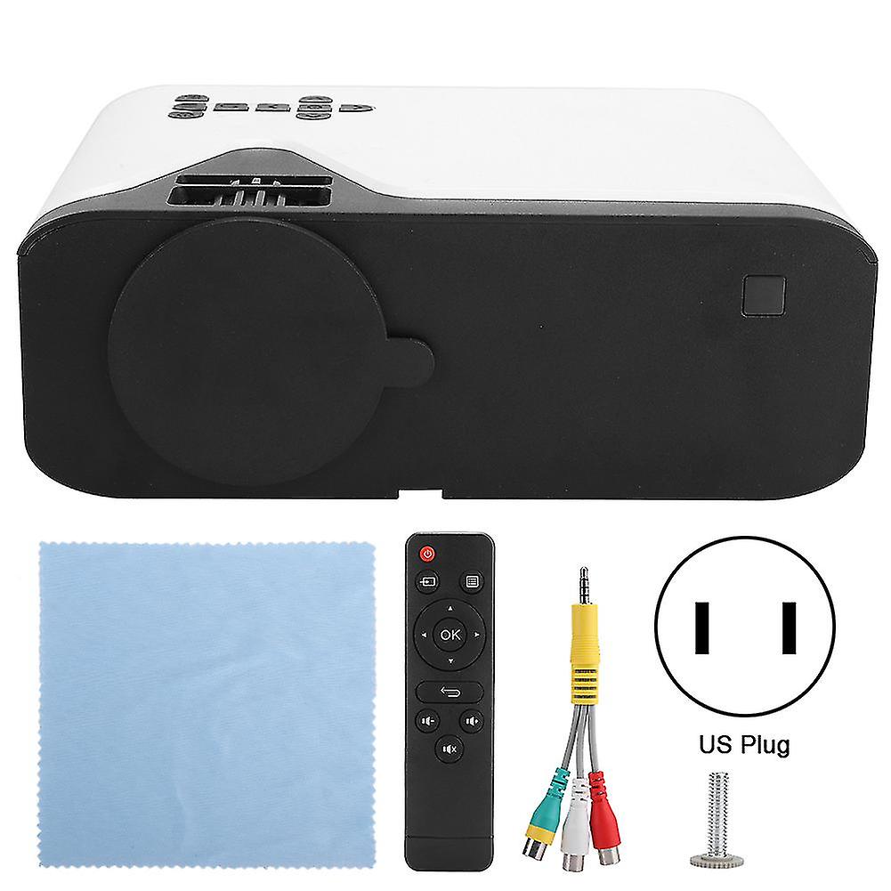Ub-20 Home Hd Portable Player Multimedia Projector With Remote Controller (110-240v)us