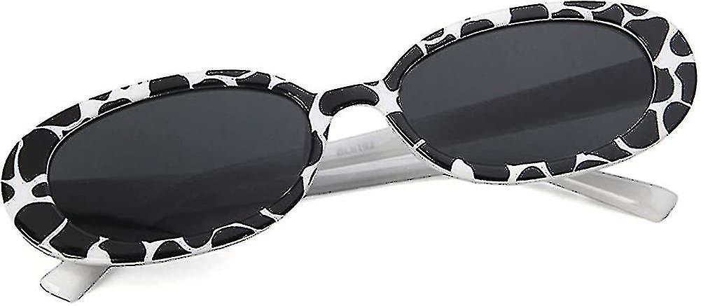 Fashion Sunglasses Cow Pattern Trendy Cool Small Frame Eyewear Spotted