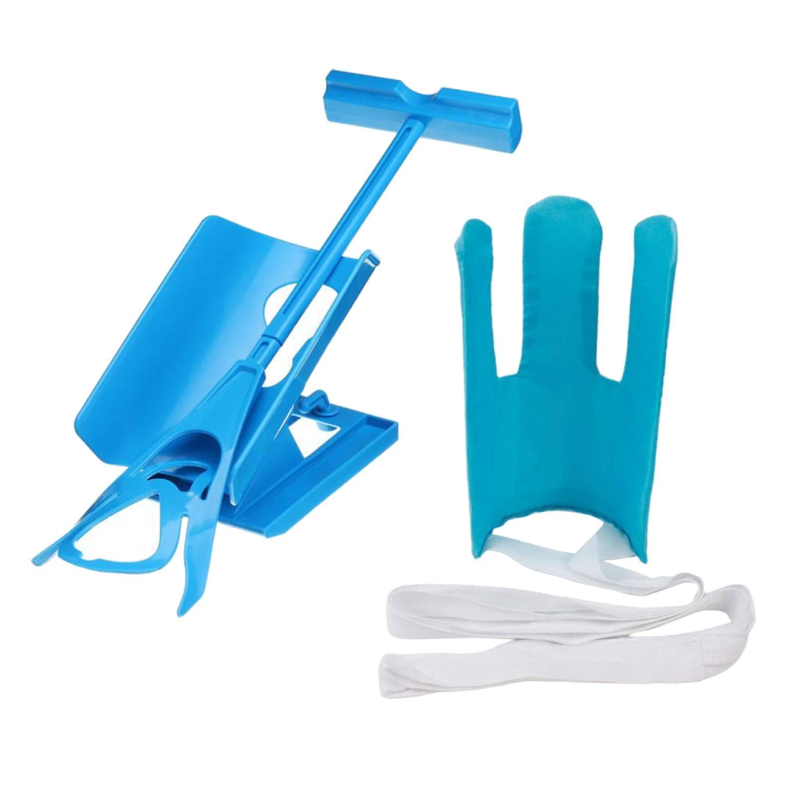 2Pcs Sock Aid Helper Tool Slider for Pregnant Elderly Disabled Handicapped