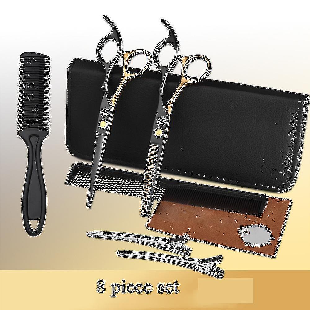 מספרה מקצועית מספריים 6.0 אינץ 'סט תספורות דלילות אביזרי ספר תספורות גזירת מספריים מספרה מספריים