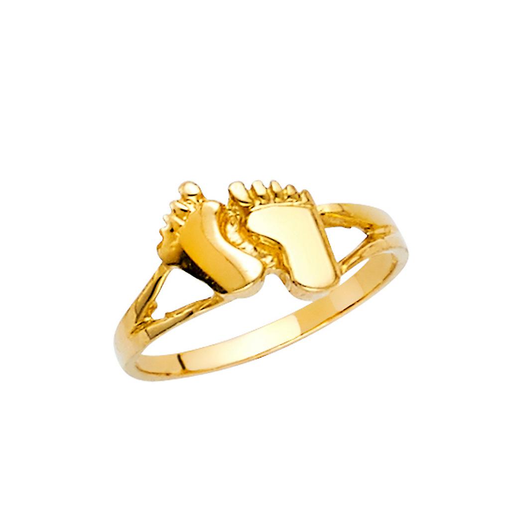 14k Yellow Gold Foot Ring Size 3 Ring - 1.0 Grams