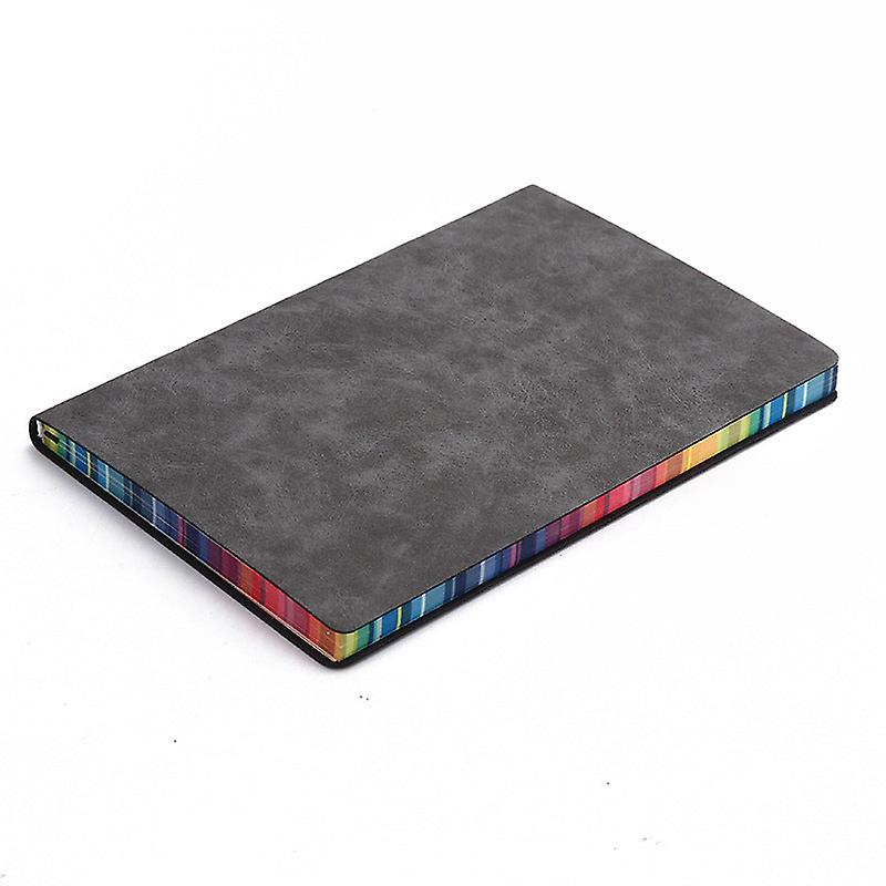 Arc en ciel coloré côté A5 Cuir Cover Notebook