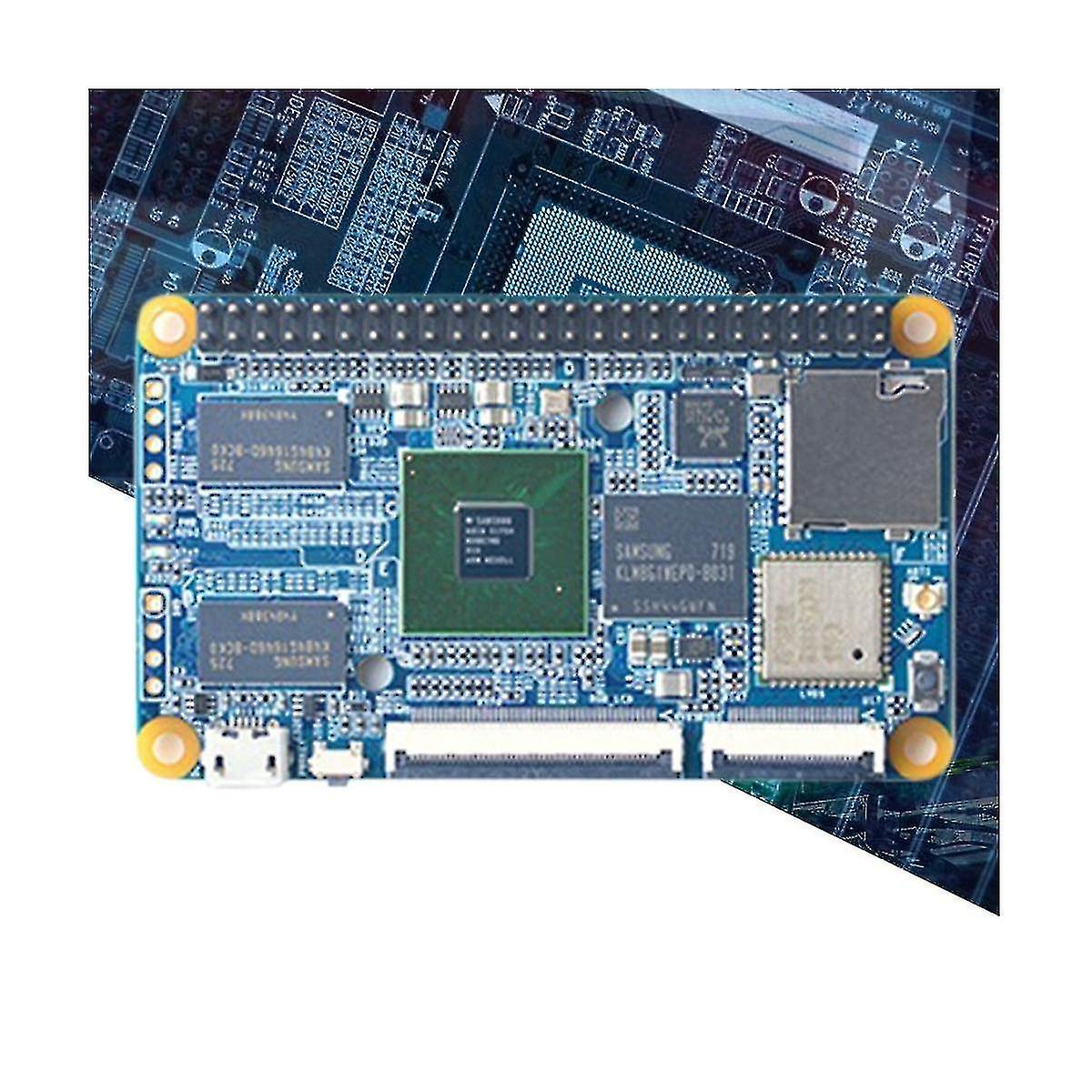 Scheda di sviluppo Core6818 S5p6818 -core 1g + 8g Emmc Wifi + bt Gigabit Ethernet Port Lubuntu Android 7
