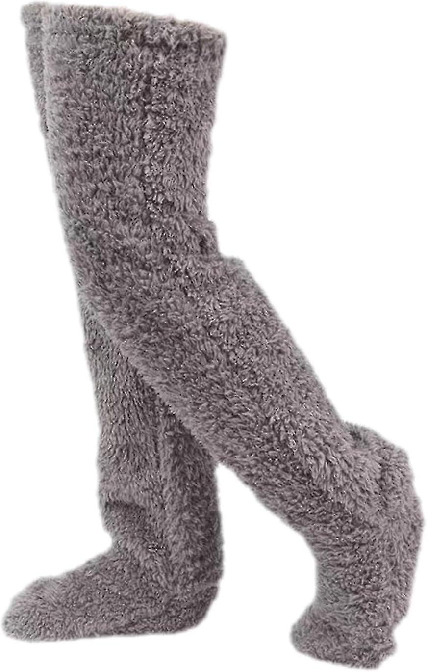 Snugglepaws Sock Tofflor, Kvinnor Halkfria Toffel Strumpor Mysiga Fuzzy Strumpor, Söta Varma Strumpor Benskydd Knästrumpor Vintergåva