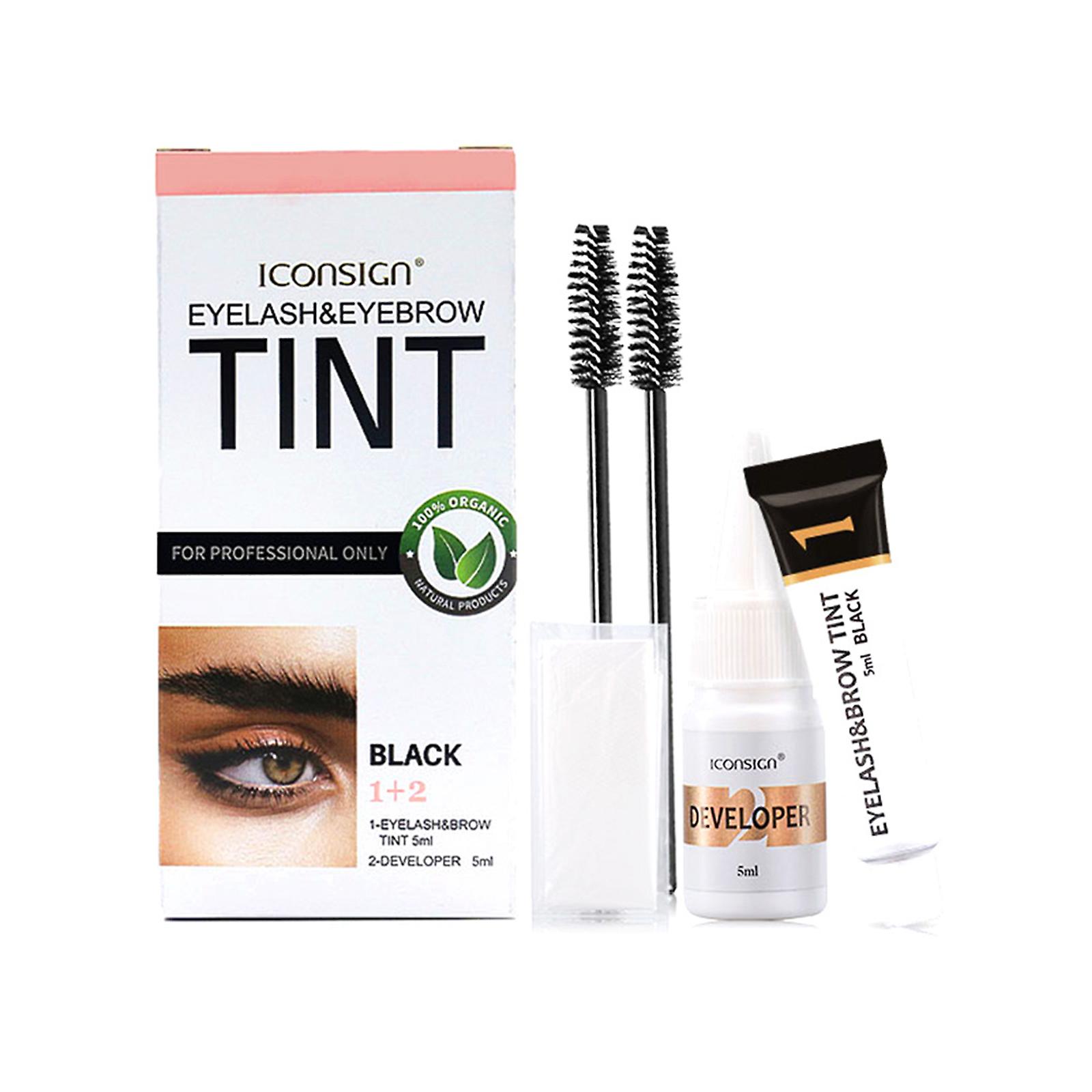 Eyebrush&eyebrow Tint Kit Waterproof Quick-drying Eyebrow Brush