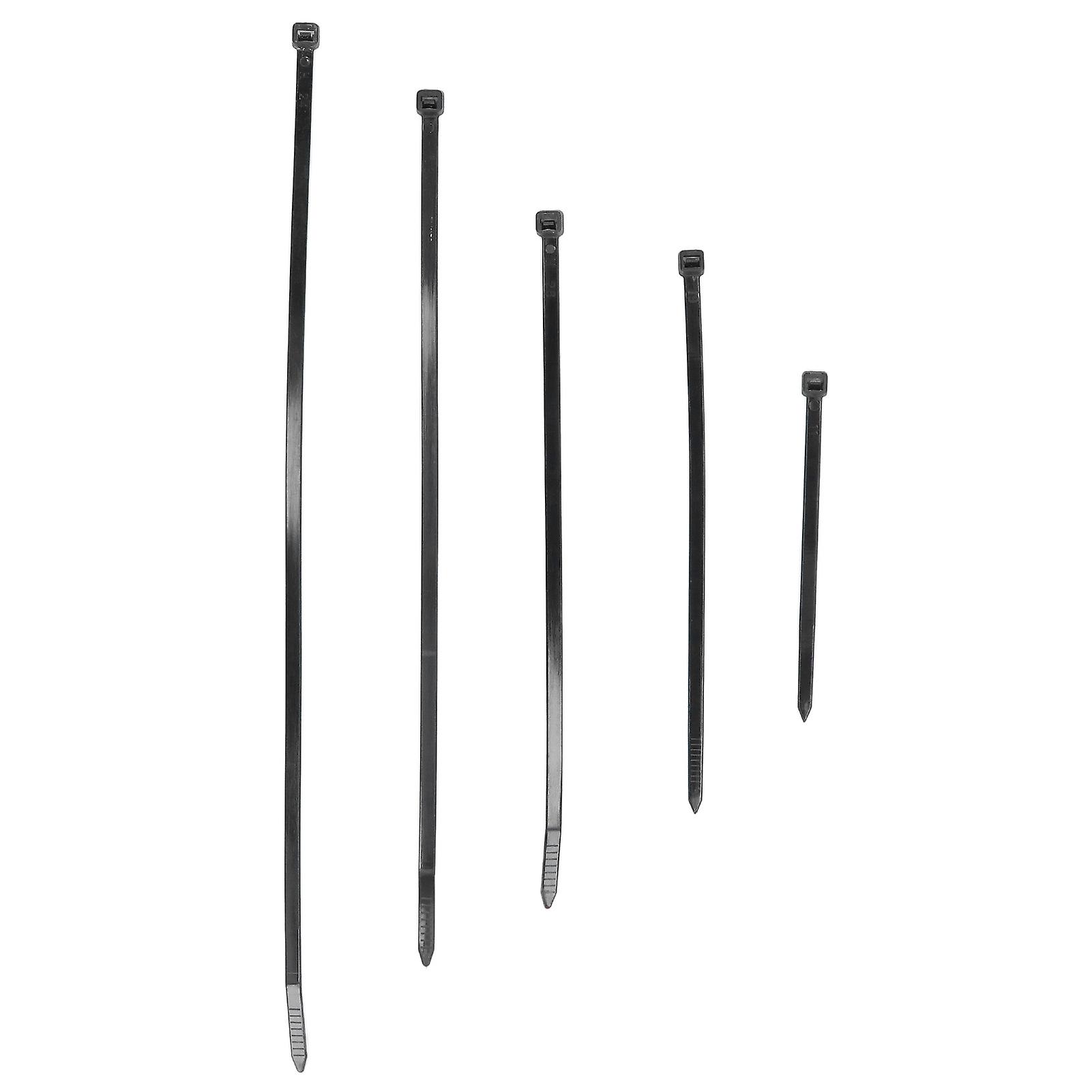 700Pcs Cable Tie 40lb Strength Hose Zip Self Locking Set Kit for Wire Line Black 