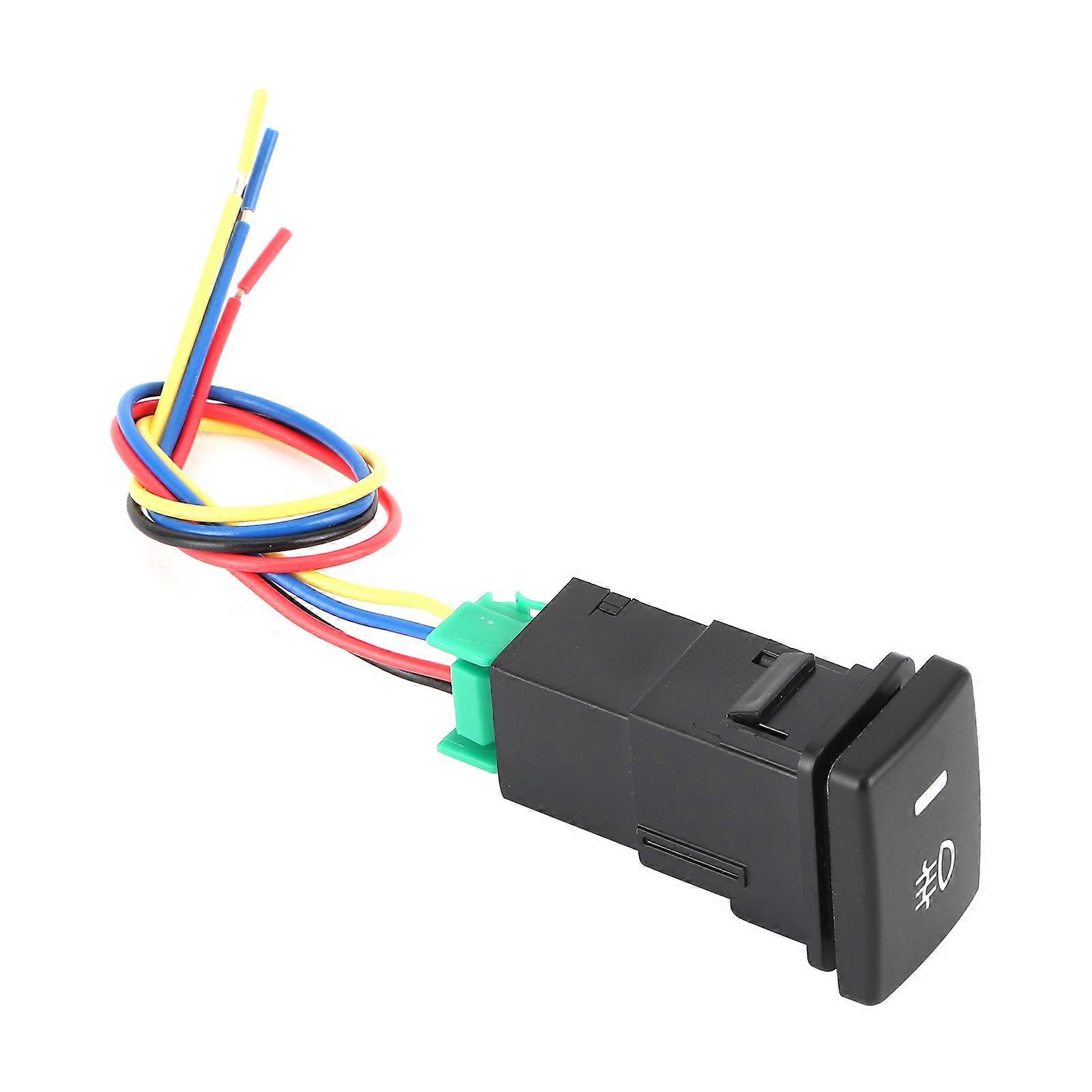 Fog Lamp Control Button Switch W/Cable 33mm Fit for Camry/YARIS/Highlander/PRIUS/LEVIN