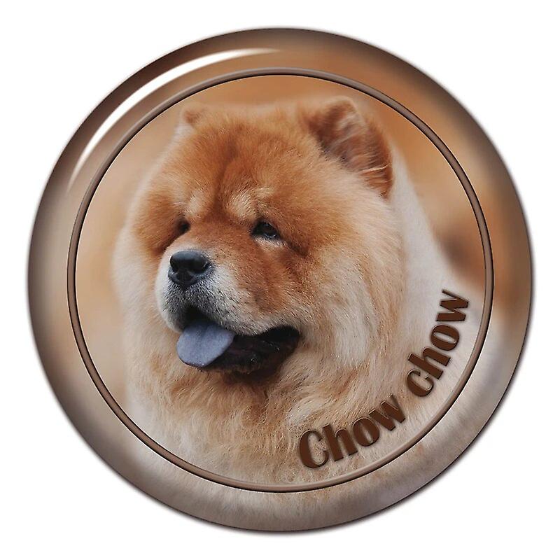 S62118 # Chow Chow Köpek Kendinden Yapışkanlı Çıkartma Araba Çıkartmaları Su Geçirmez Oto Tampon Dekorları Arka Pencere Dizüstü Bilgisayar Boyutu Seçin ~ 11659