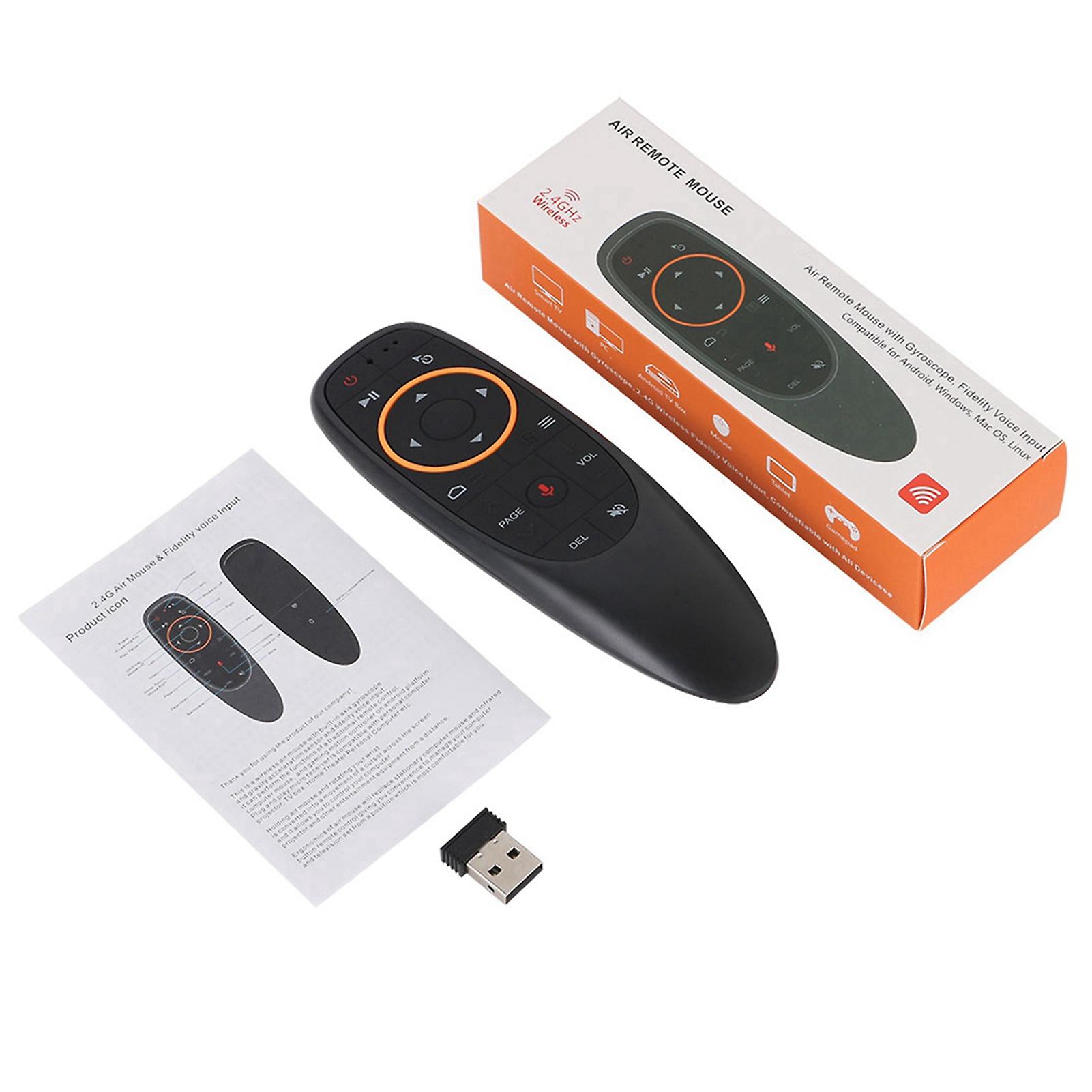2.4GHz Wireless Keyboard and Mouse with Gyroscope for TV, PC