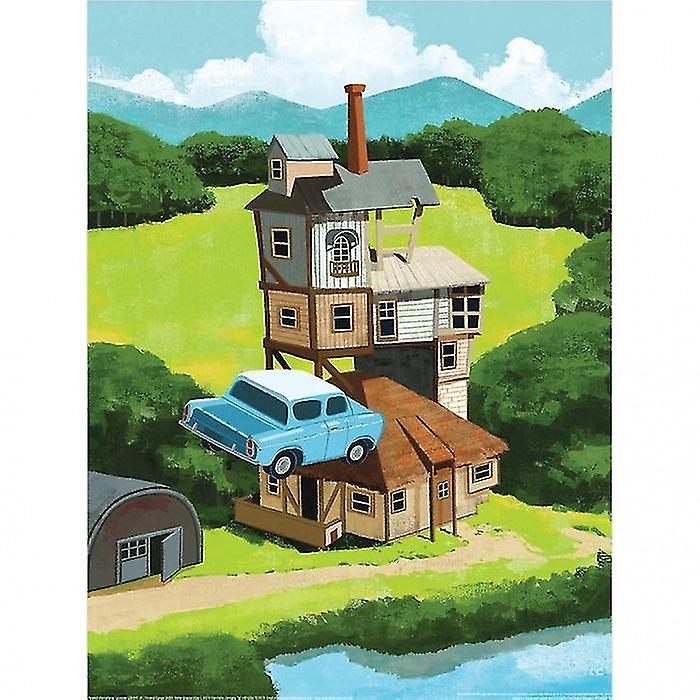 Harry Potter Looking Forward The Burrow Print