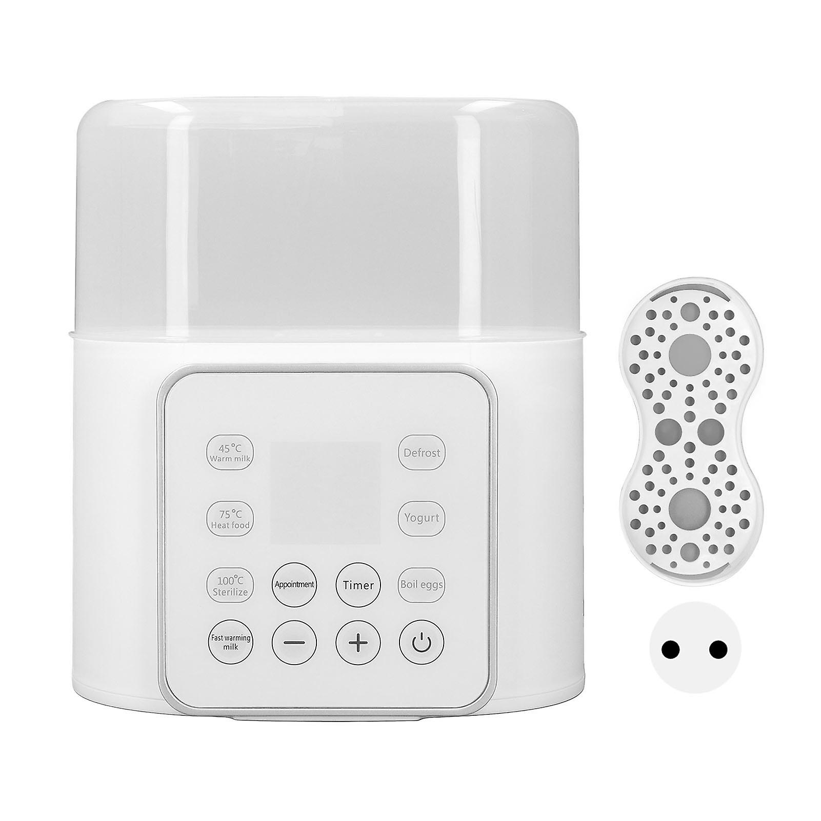 2 In 1 Double Bottle Heater Multi Functional Cleaning Automatic Fast Milk Warmer with Timer EU Plug 220V