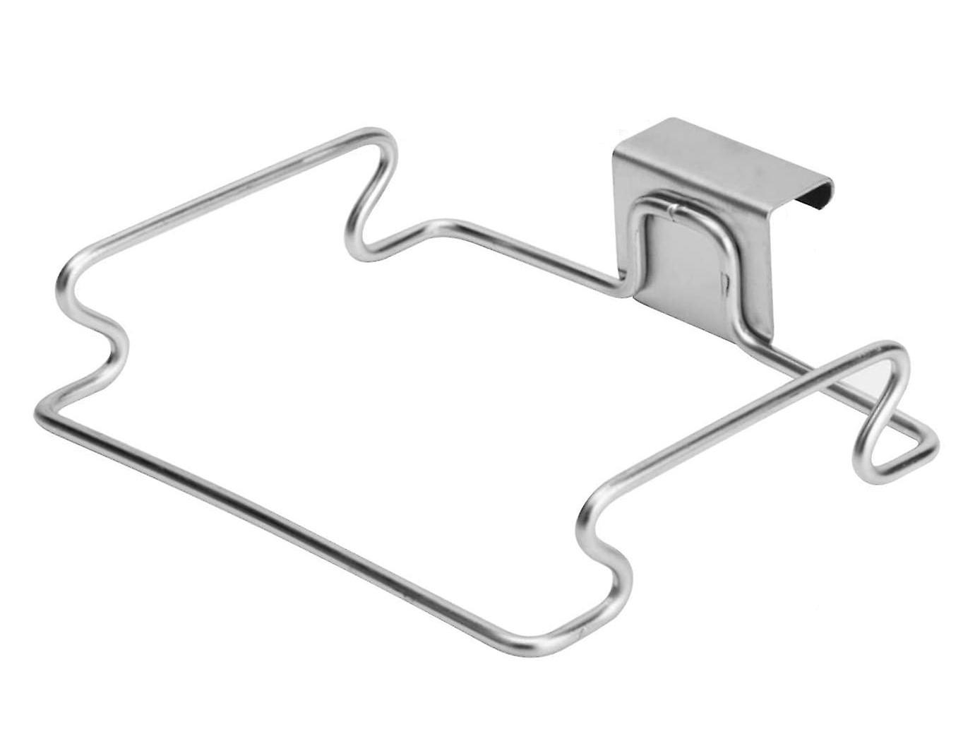 kitchen cupboard Garbage bags holder silver for hanging