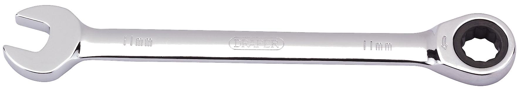 Draper 31008 11mm Metric Ratcheting Combination Spanner