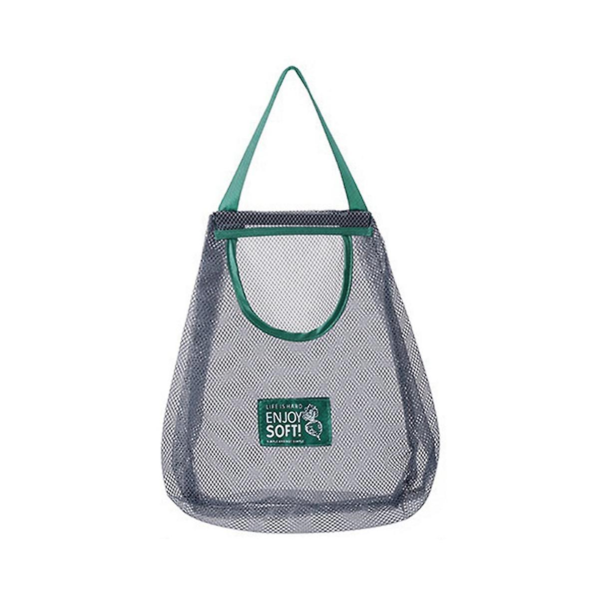 Reusable Kitchen Hanging Mesh Bag Large Capacity Home Fruit Vegetable Storage No.2