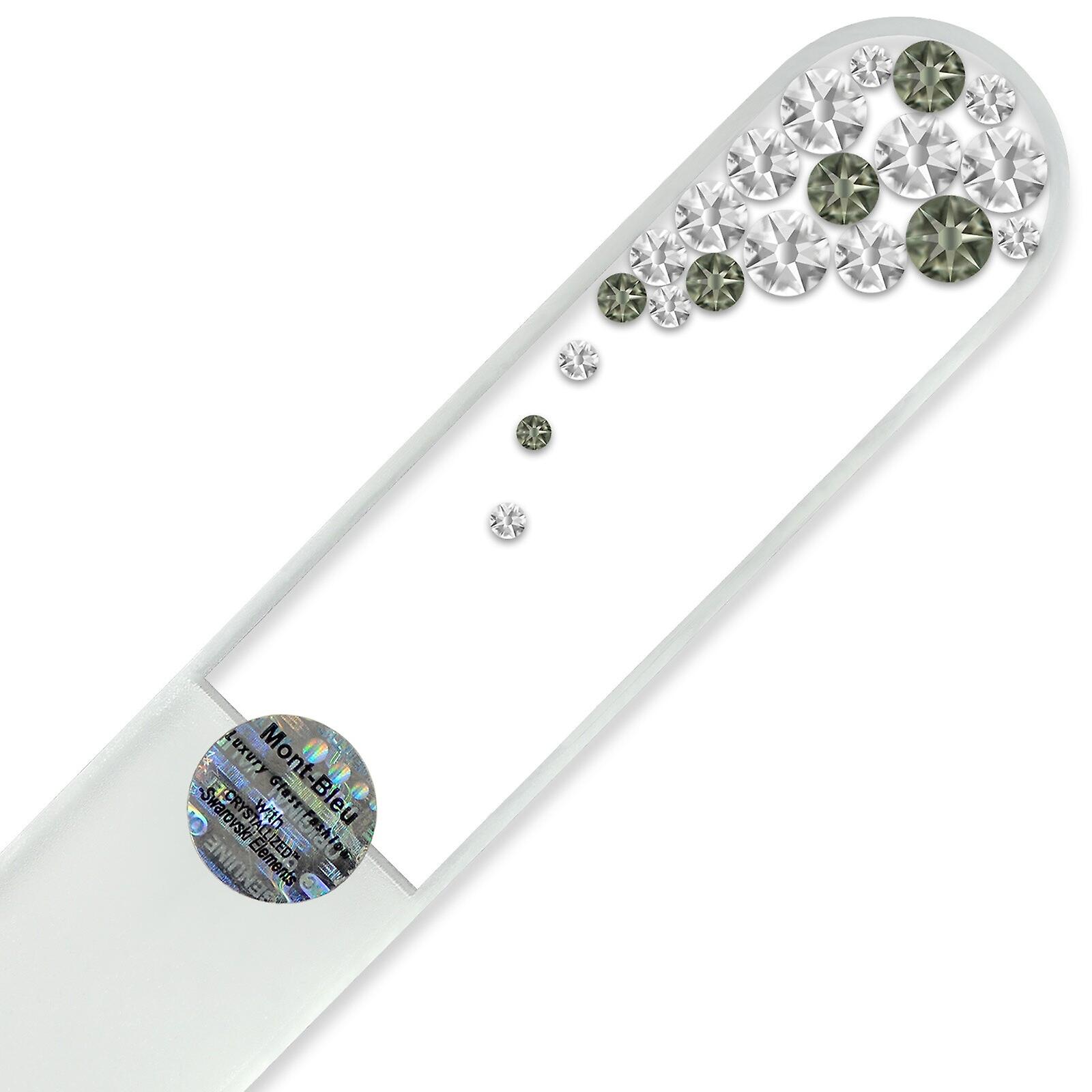 Large Foot file with Swarovski crystals B-B - Crystal