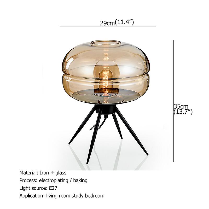 Redkid Modern Table Lamp Design Nordic Art Glass Led Desk Light Creative Decorative For Home Bedroom