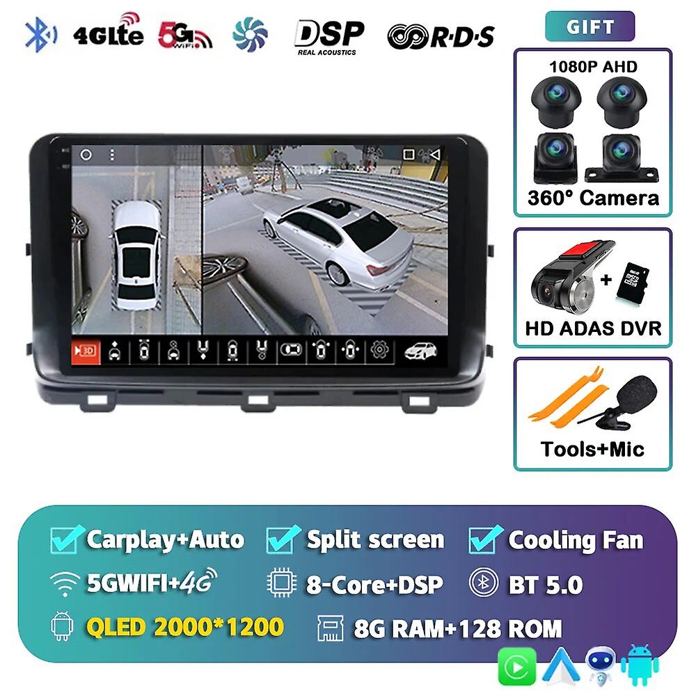 Android 13 Carplay Auto Wifi+4g Car Radio For Kia Ceed 3 Cd 2018 - 2022 Multimedia Gps Video Player Stereo 2din Dsp Head Unit