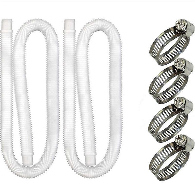 300/330/530/1000 Gallon Pool Pump Inflatable Hot Spring Pool Hose Replacement Hose (2 Pack)